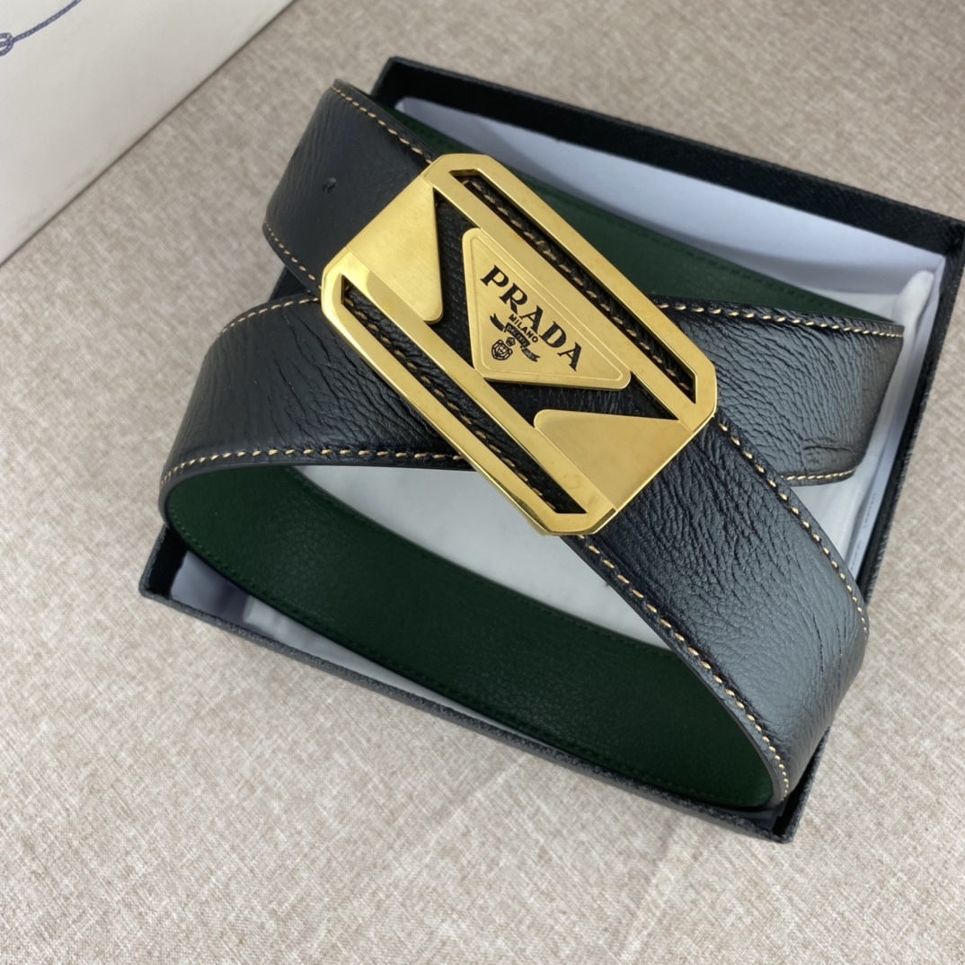 プラダ「Prada」スペシャルレザー ベルトコレクション100CM