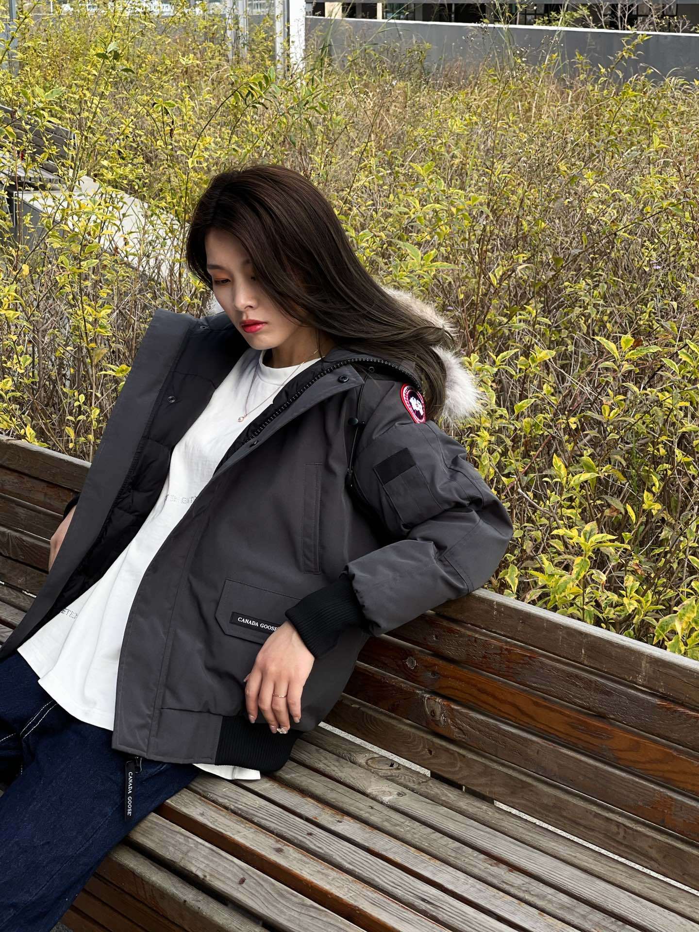 カナダグース「Canada Goose」フライトジャケット ダウンコート