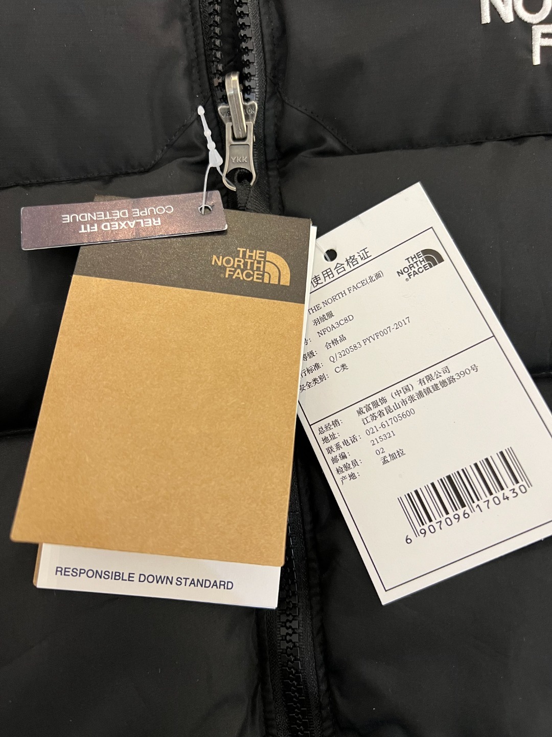 ザ・ノースフェイス「The North Face」1992 30th Anniversary スリーブパッチ ダウンジャケット