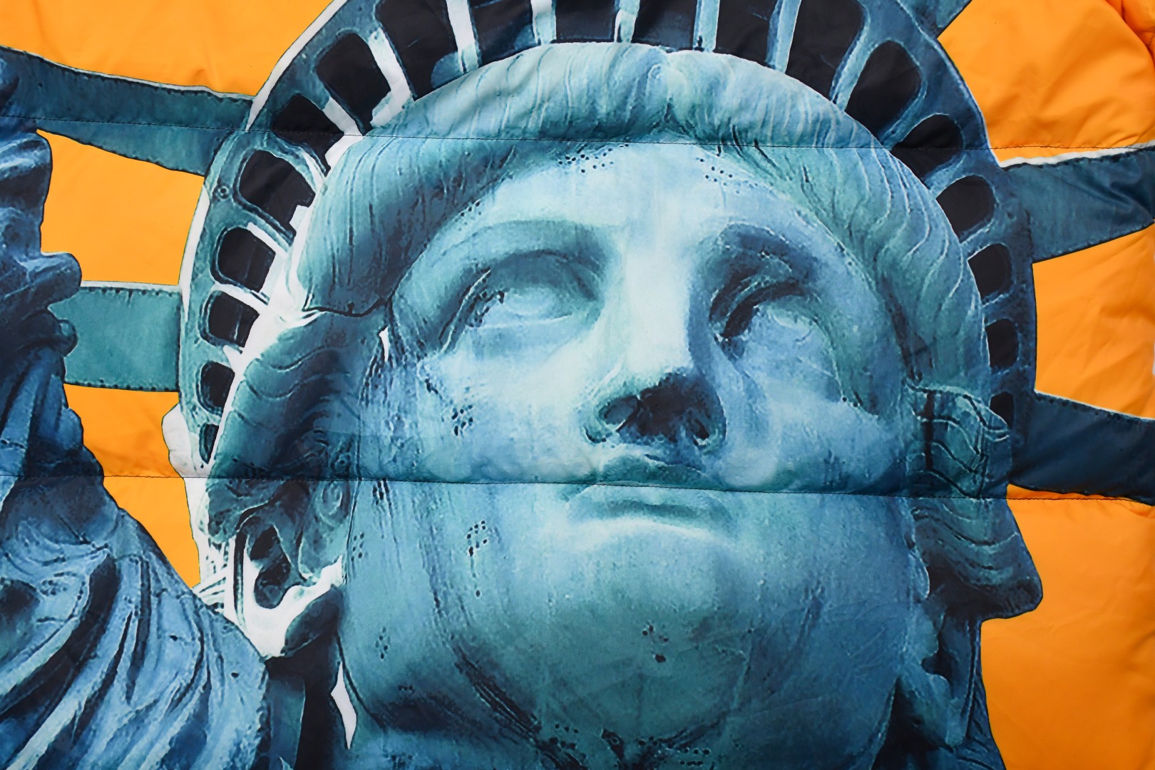 「コラボモデル」The North Face ×Week10 コラボ スタチュー・オブ・リバティ ダウンジャケット