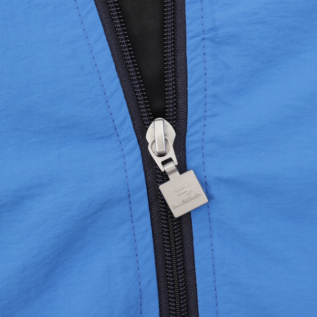 バレンシアガ「Balenciaga」クラッシュカラースタンドカラージャケット