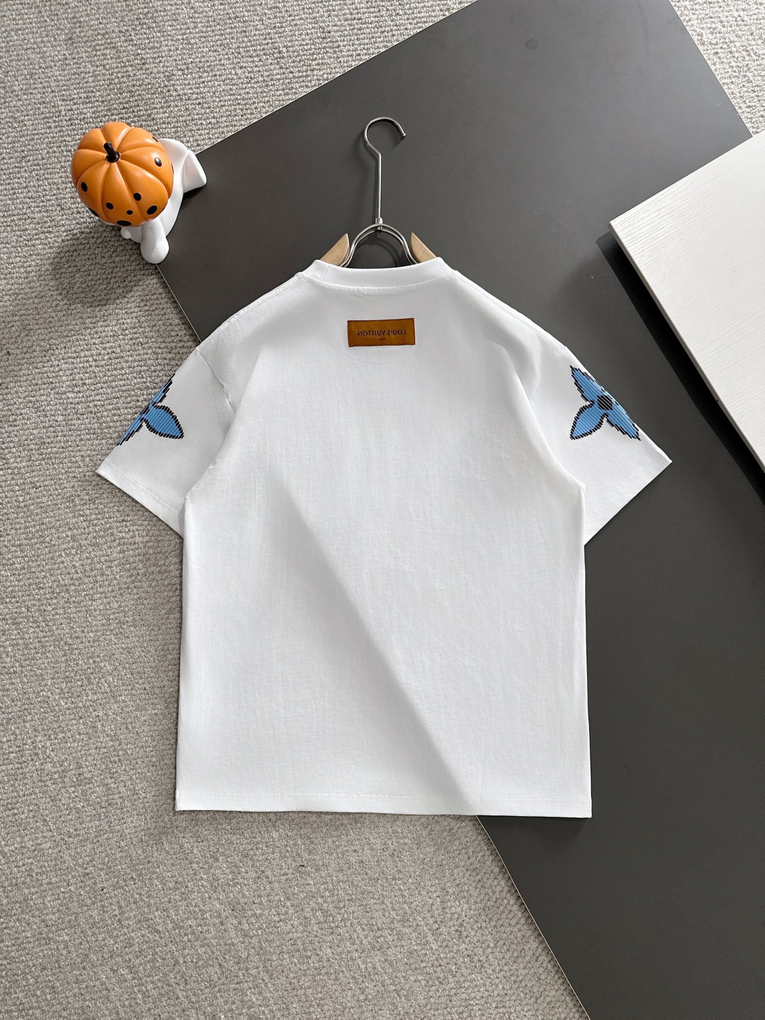 ルイ・ヴィトン「Louis Vuitton」ハイネックプレミアムコットン半袖Tシャツ