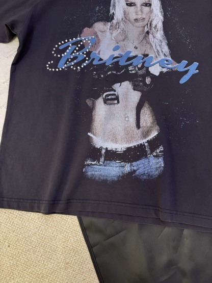 バレンシアガ「Balenciaga」ブリトニー・スピアーズ ポートレート プリントTシャツ