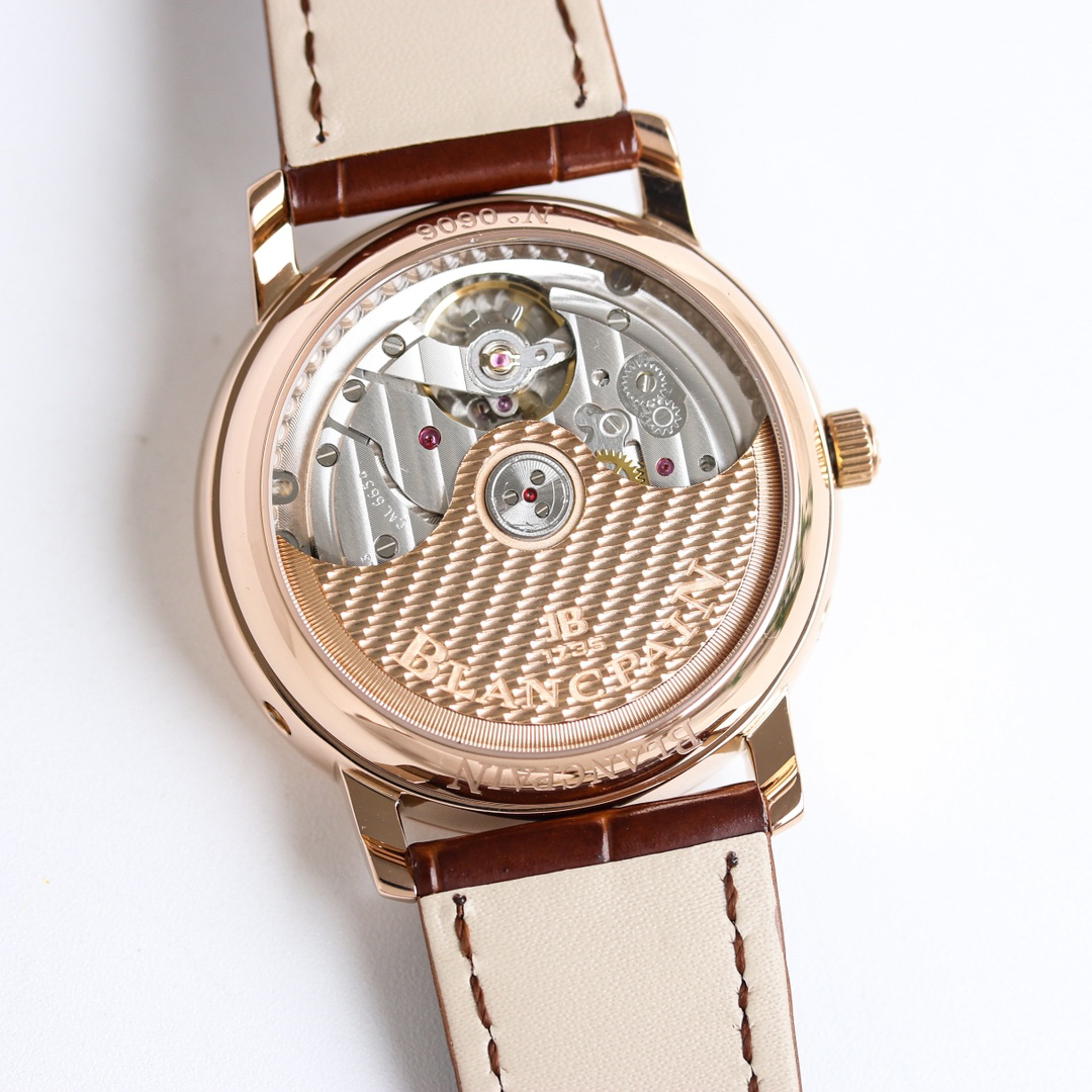 ブランパン「Blancpain」ヴィルレ クラシック 6654 月相表示 腕時計42MM