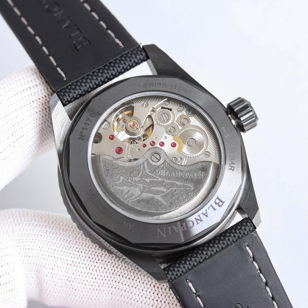 ブランパン「Blancpain」フィフティ・ファゾム バティスカーフ プラズマセラミック自動巻き腕時計42mm