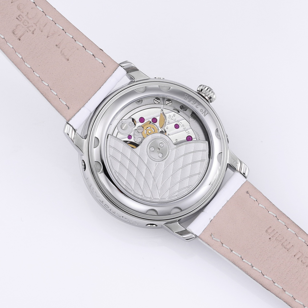 ブランパン「Blancpain」 ヴィルレ レディース ムーンフェイズ＆コンプリートカレンダー自動巻き腕時計35mm