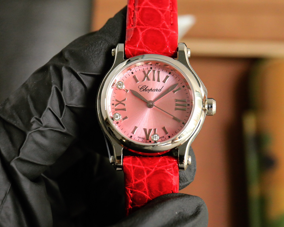 ショパール「Chopard」ハッピーダイヤモンドレディース ジュエリーウォッチ30mm