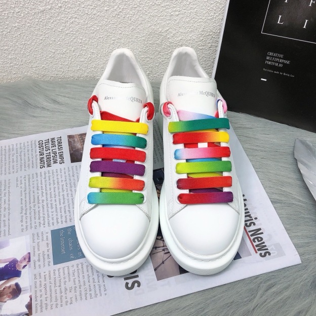 アレキサンダー・マックイーン［Alexander McQueen］Oversized Sneaker "Fluffy-Trim White" スニーカー