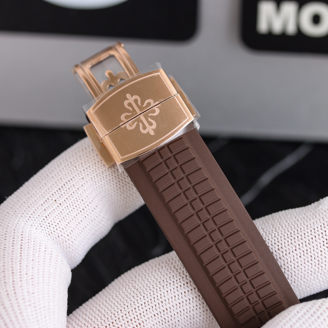 パテック フィリップ「Patek Philippe」メンズ マルチファンクション メカニカルウォッチ アクアノート 5968A-001 42MM