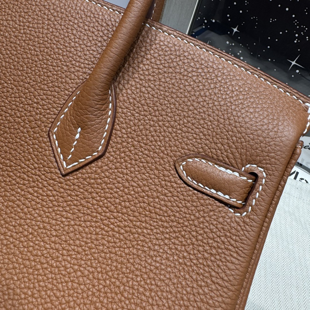 エルメス「Hermès」クーピドンゴールドブラウン スウィフトレザー ゴールドハードウェア バッグ