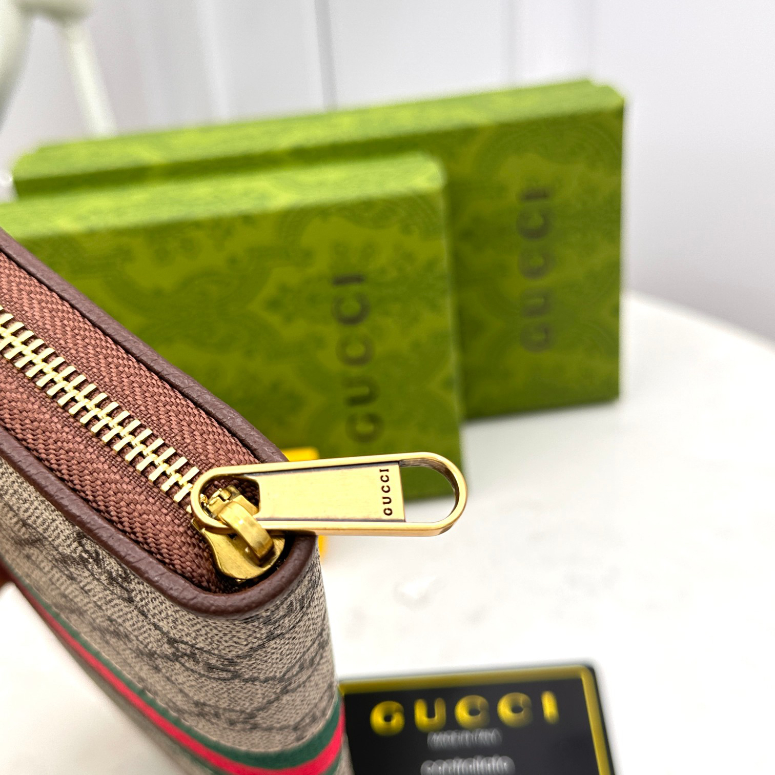 グッチ「Gucci」GG Marmont チェーンウォレット レザー ウォレット