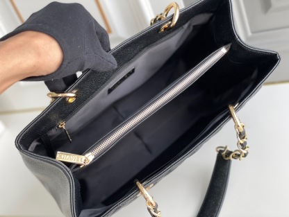 シャネル「Chanel」キャビアレザー トートバッグ レディース ショルダーバッグ