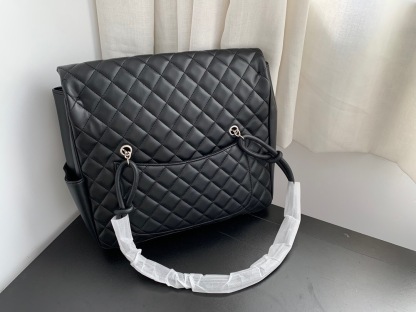 シャネル「Chanel」ヴィンテージ カンボン ショルダーバッグ レディース ラージサイズ