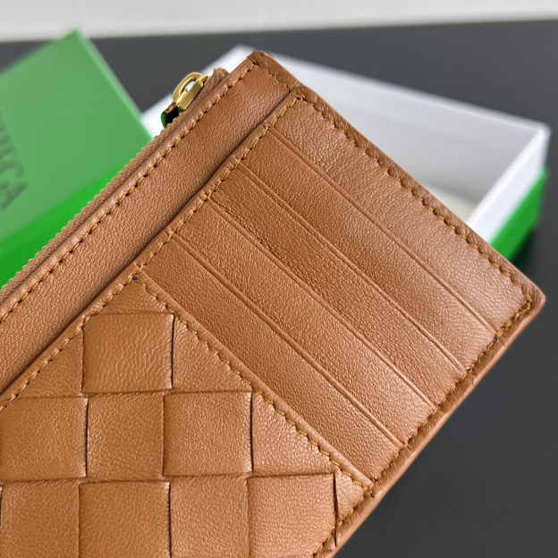 ボッテガ・ヴェネタ「Bottega Veneta」イントレチャート ジップアラウンド カードケース