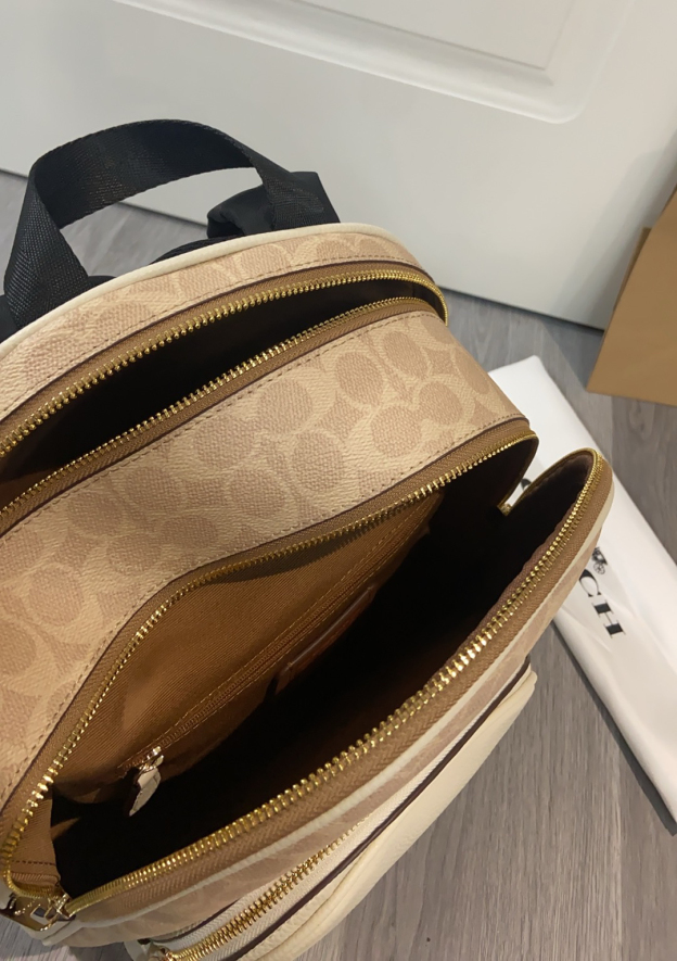 コーチ「Coach」COURT デニム&レザー バックパック