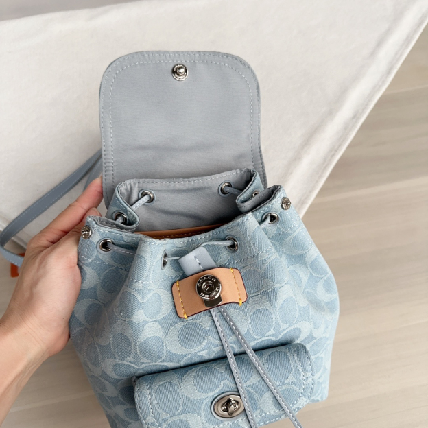 コーチ「Coach」Chambray デニム ミニバックパック
