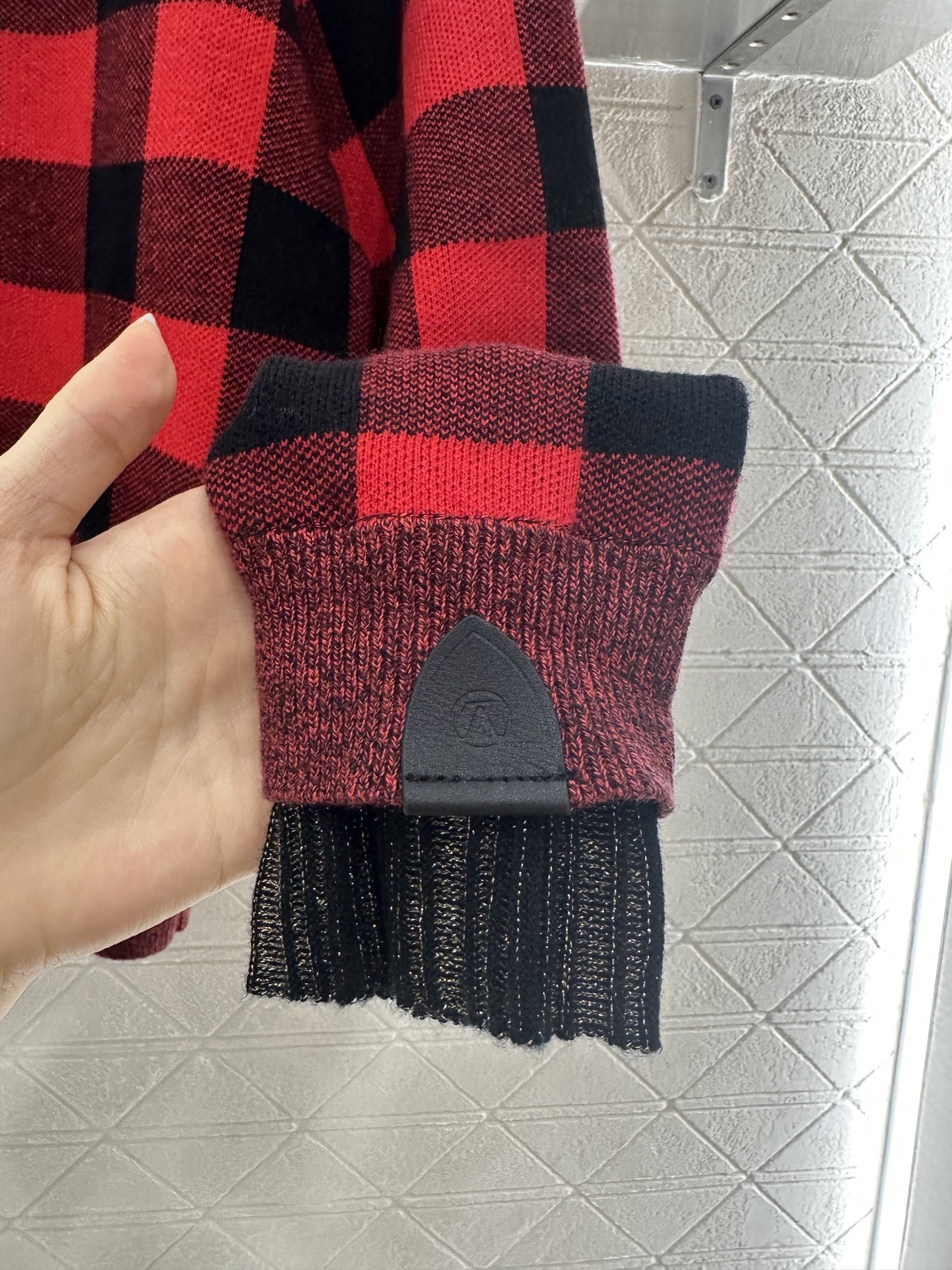 ルイ・ヴィトン「Louis Vuitton」 25FW ダマスカスチェック カーディガン