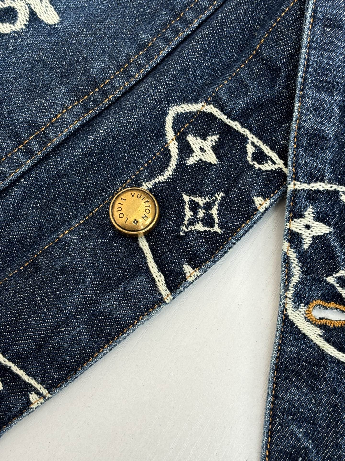 ルイ・ヴィトン「Louis Vuitton」SS25 クラウドジャカード デニムジャケット