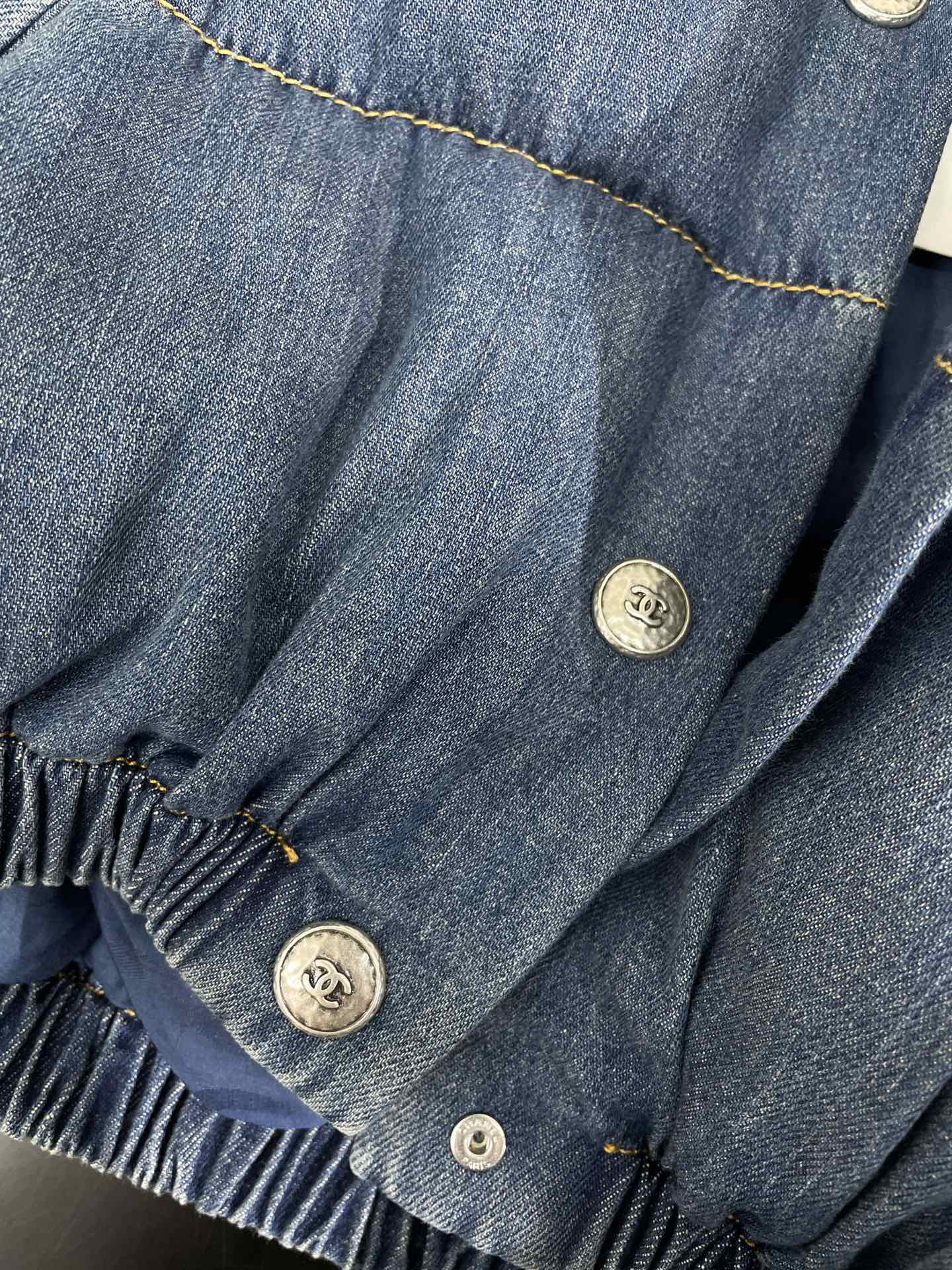 シャネル「Chanel」Coco Neige デニム キルトド ジャケット