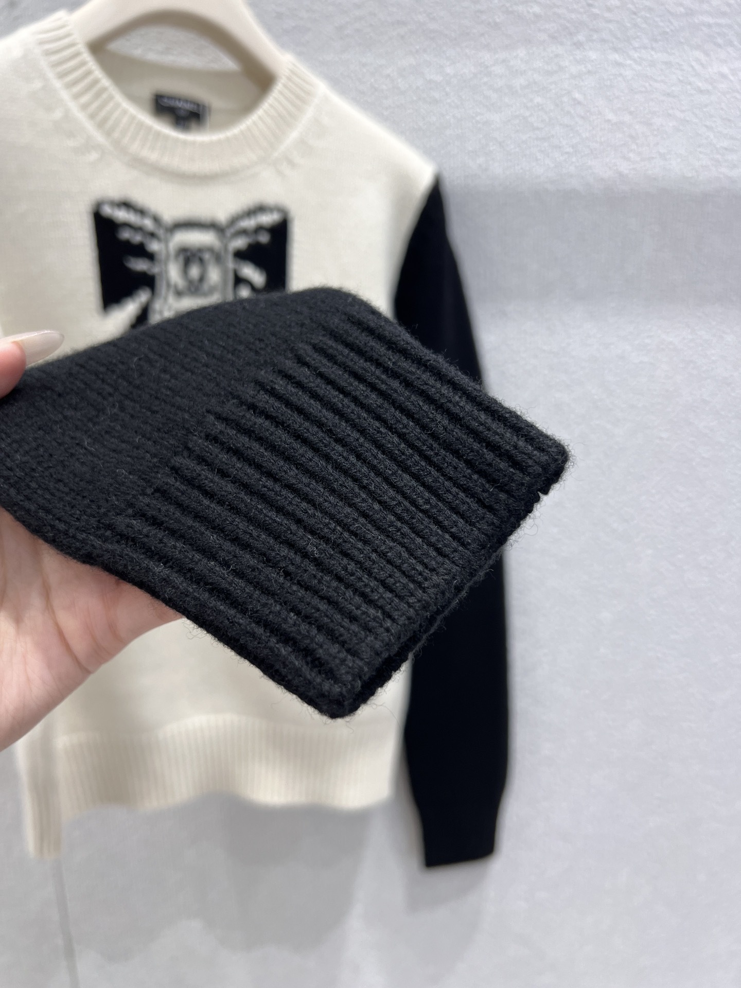 シャネル「Chanel」ダブルC リボン ニット セーター