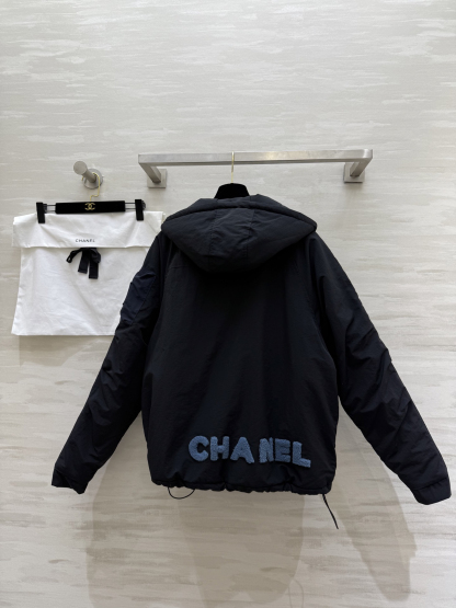 シャネル「Chanel」ヴィンテージ フード付き キルトド コート