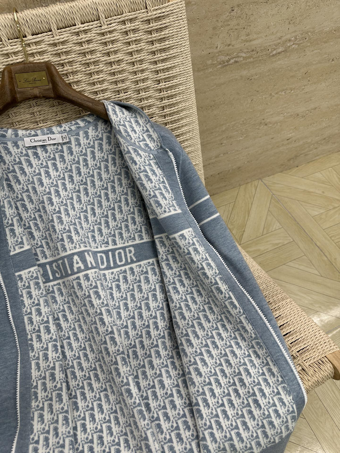 ディオール「Dior」 Oblique リバーシブル プルオーバー