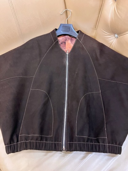 エルメス「Hermès」ヴォー カルフスキン トリムド ブレザー