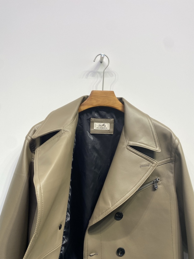 エルメス「Hermès」グレネ カルフスキン ボンバー ジャケット