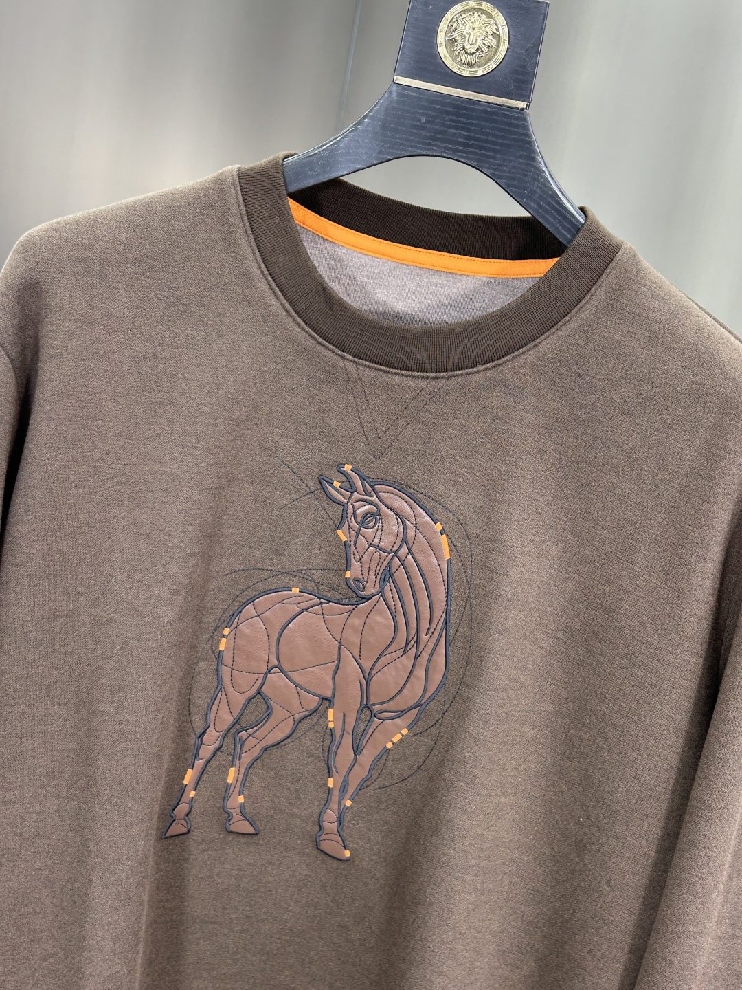 エルメス「Hermès」ウールブレンド クルーネック スウェットシャツ