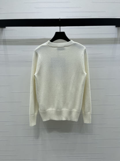 プラダ「Prada」レター ロゴ クルーネック セーター