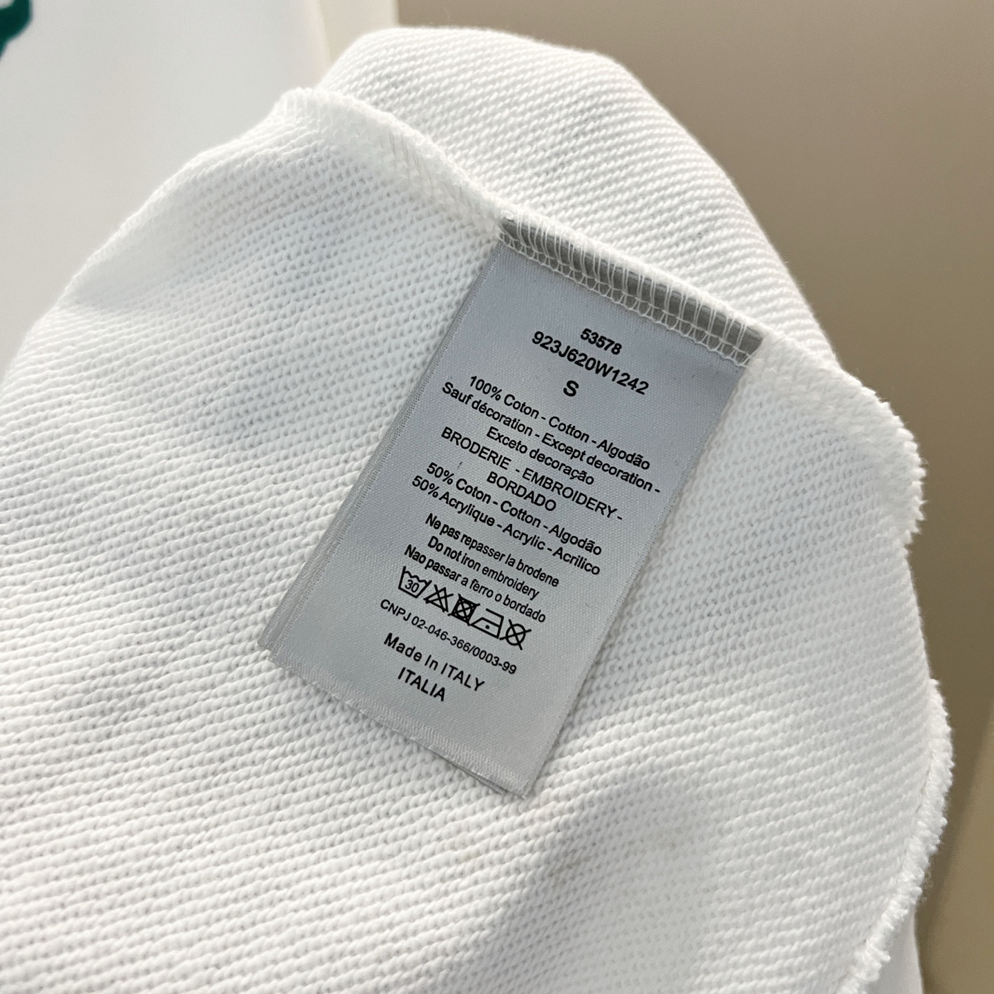 ディオール「Dior」CD Icon 刺繍 スウェットシャツ