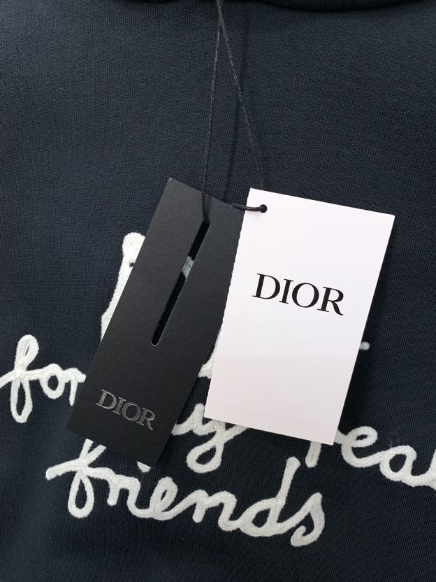 ディオール「Dior」刺繍ロゴ フーデッド スウェットシャツ