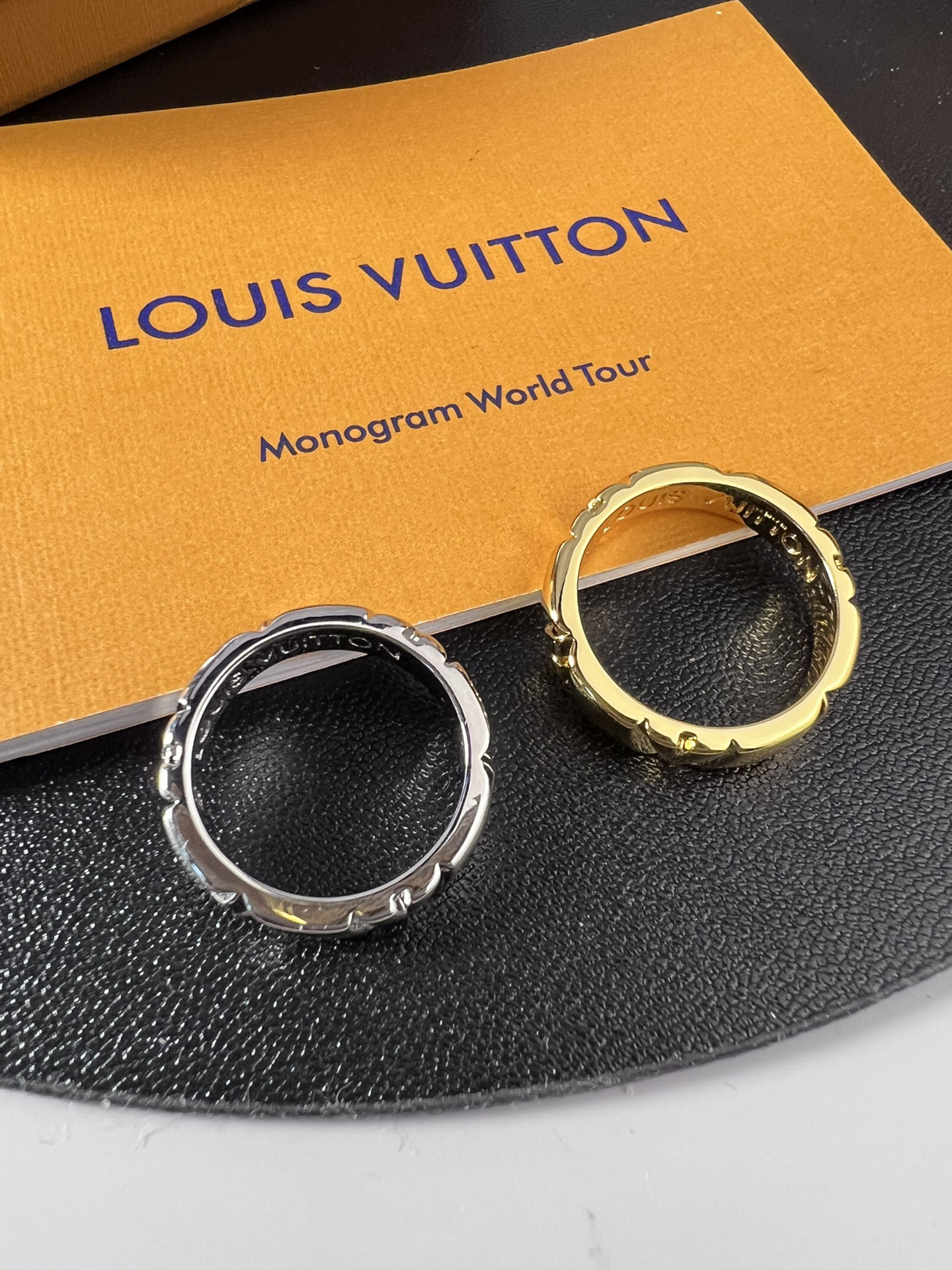 ルイ・ヴィトン「Louis Vuitton」Mosaic Thin リング