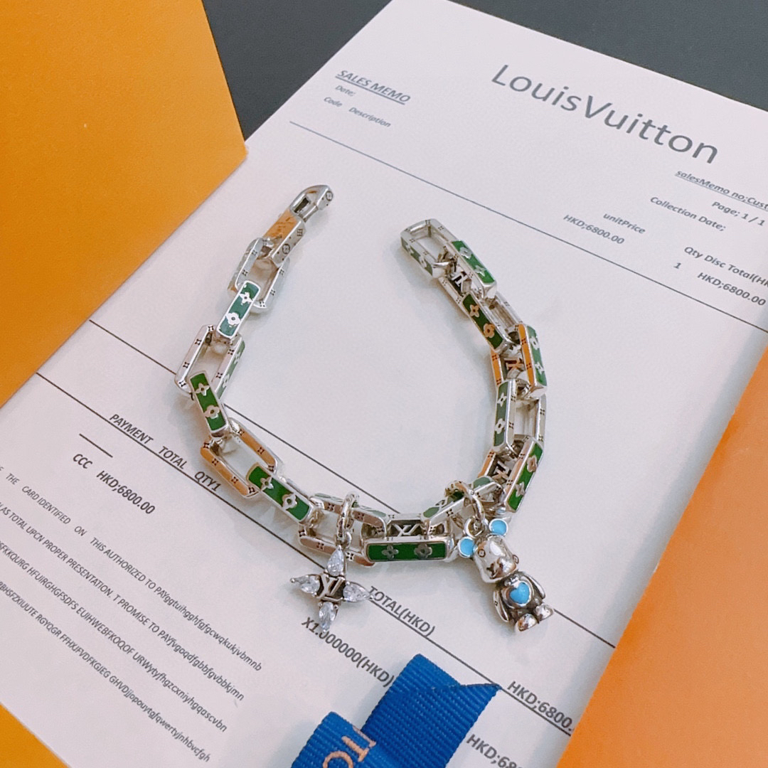 ルイ・ヴィトン「Louis Vuitton」Volt Curb Chain ブレスレット