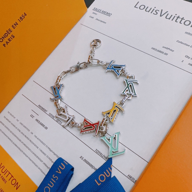 ルイ・ヴィトン「Louis Vuitton」ヴィンテージシルバースタイル ブレスレット
