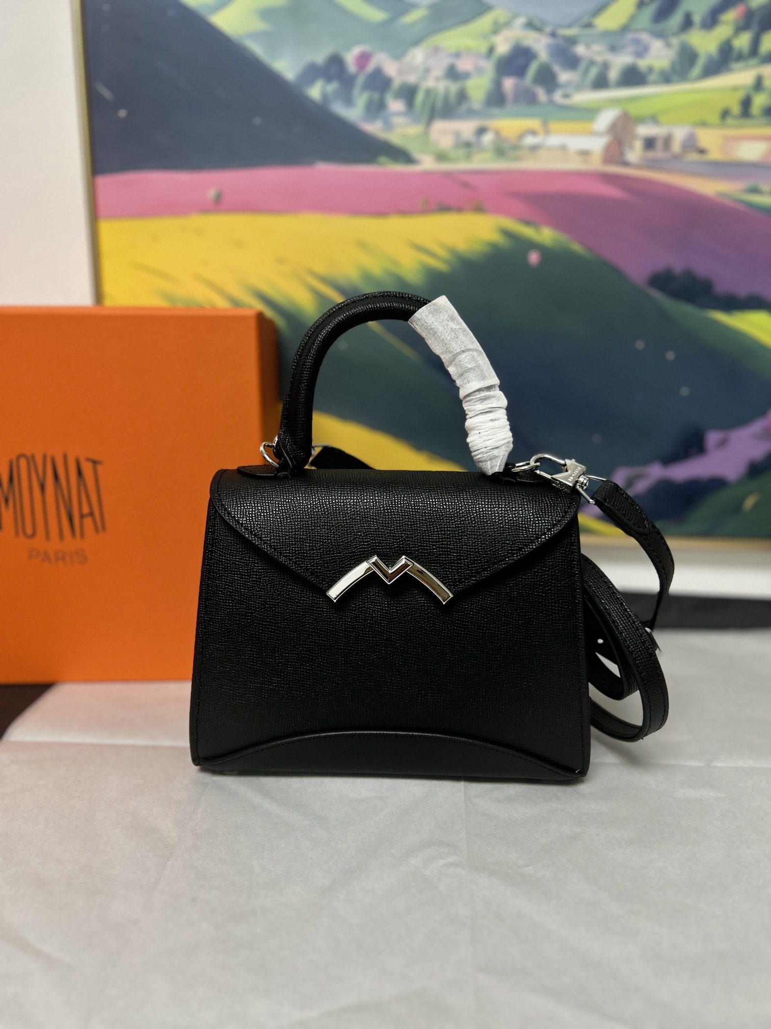 モイナ「Moynat」Gabrielle ハンドバッグ