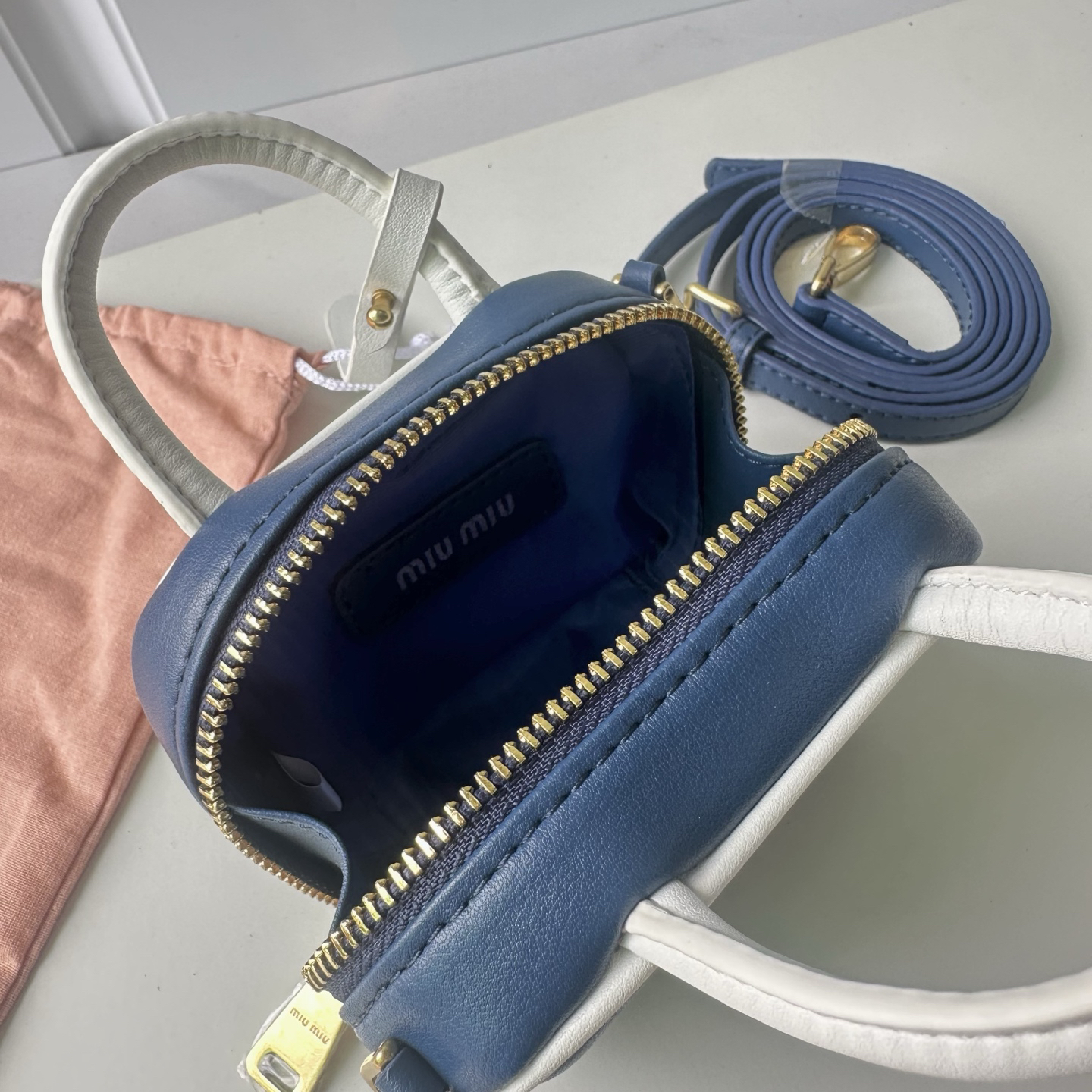 ミュウミュウ「Miu Miu」Beau Series Mini Briefcase