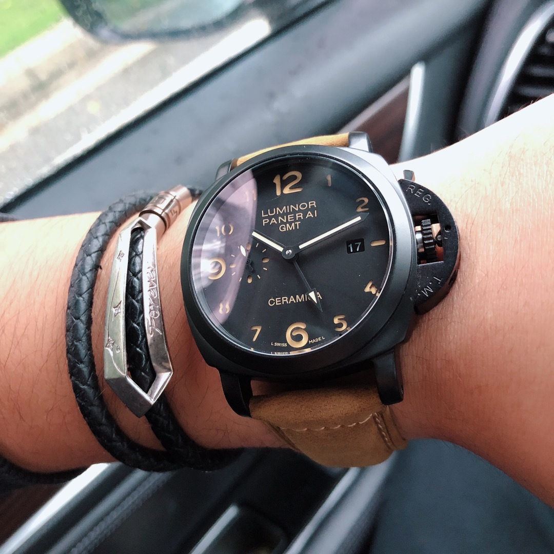 パネライ「Panerai」ルミノール マリーナ 1950 3デイズ GMT オートマティック 44mm