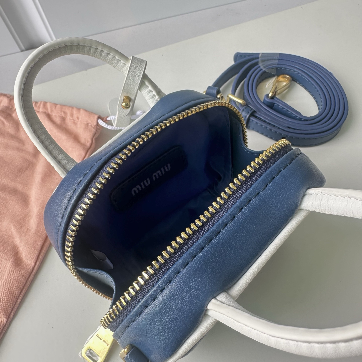 ミュウミュウ「Miu Miu」Beau Series Mini Briefcase
