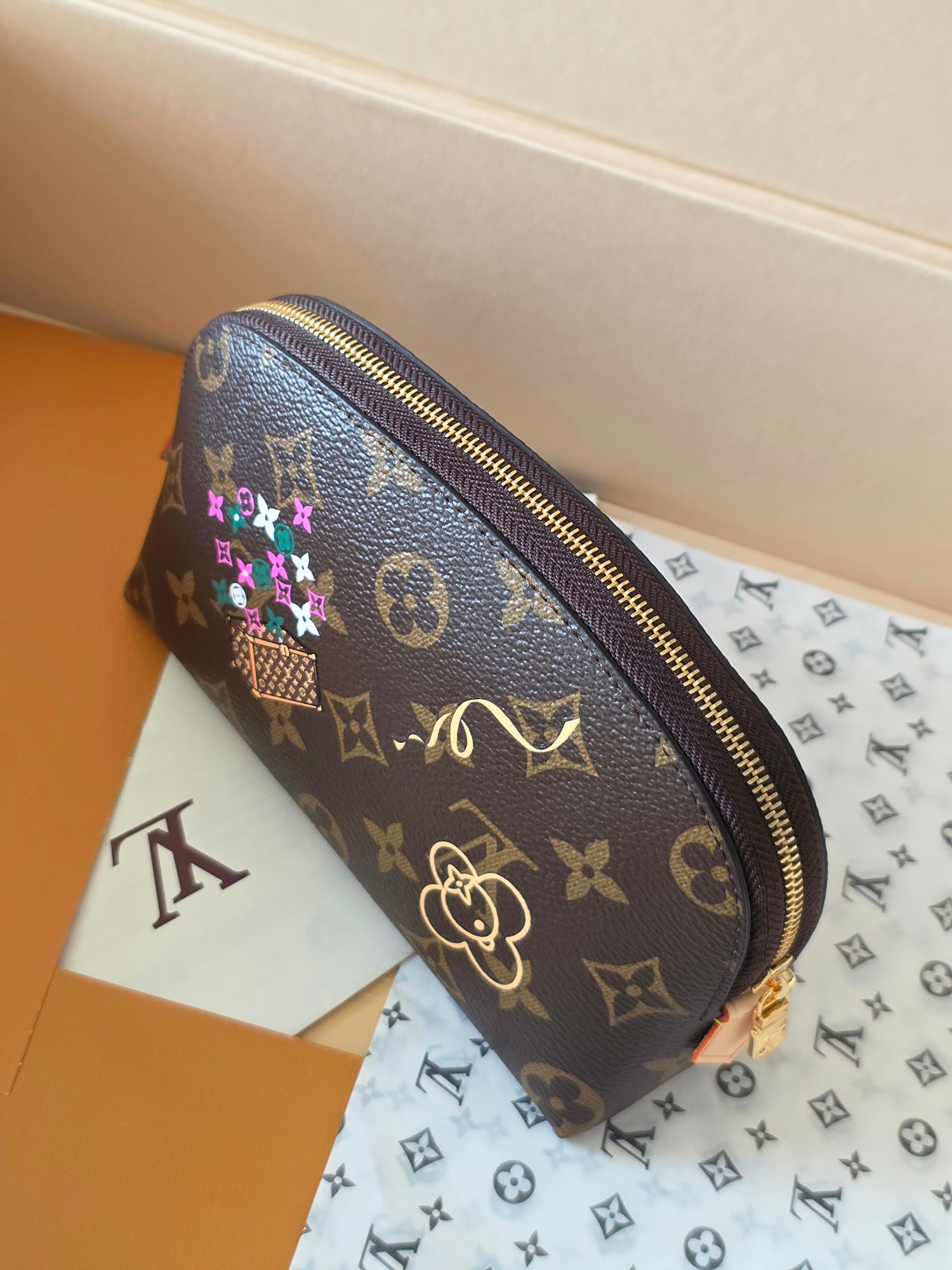 ルイ・ヴィトン「Louis Vuitton」 ポシェット コスメティーク 化粧ポーチ