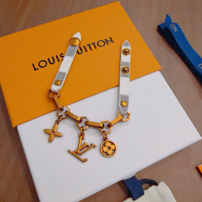 ルイ・ヴィトン「Louis Vuitton」モノグラムキャンバス メタル ブラスレット