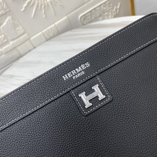 エルメス「Hermès」キャンバス クラッチバッグ