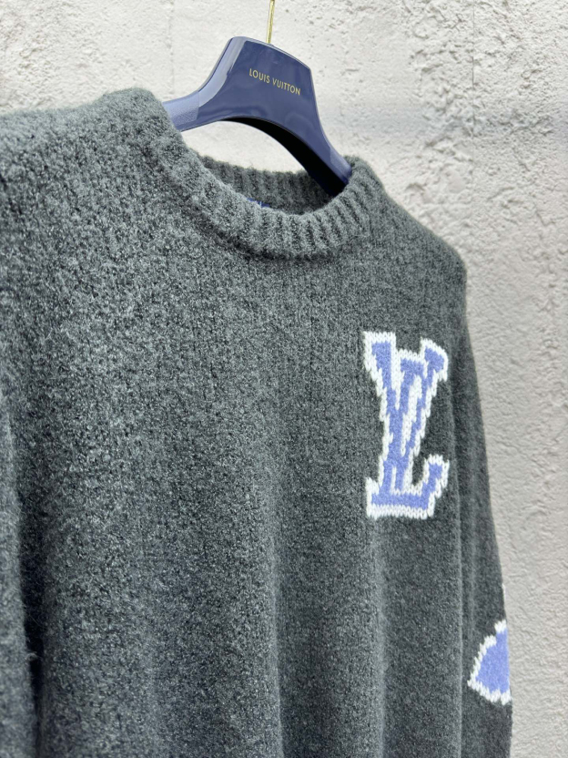 ルイ・ヴィトン「Louis Vuitton」クローバーモチーフ ニットセーター