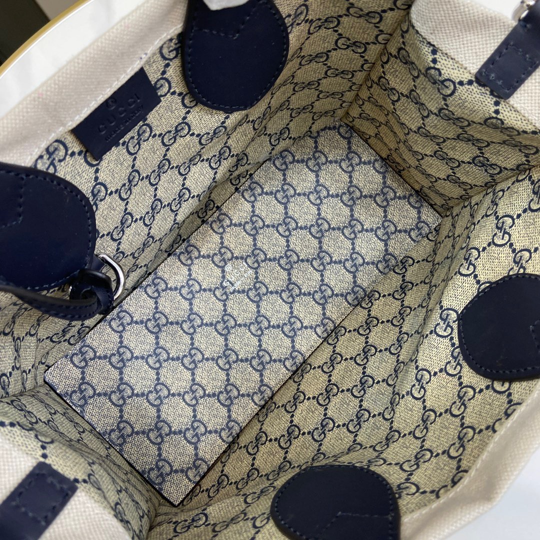 グッチ「Gucci」リド GGキャンバスリント ミニトートバッグ