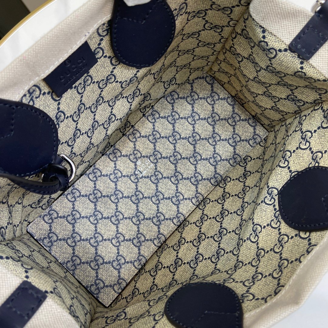 グッチ「Gucci」リド GGキャンバスリント ミニトートバッグ