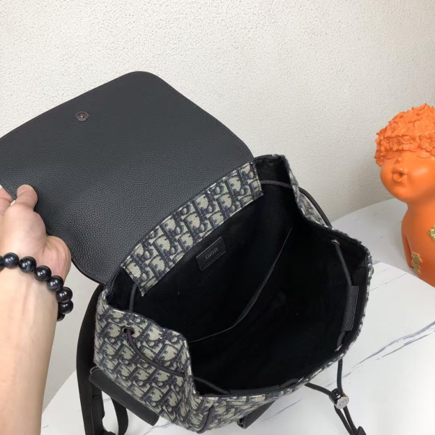ディオール「Dior」オブlique プリント レザー シグネチャー ショルダーバッグ