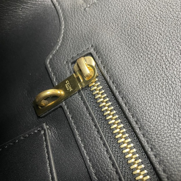 セリーヌ「Celine」CONTI 柔软牛皮革ハンドバッグ