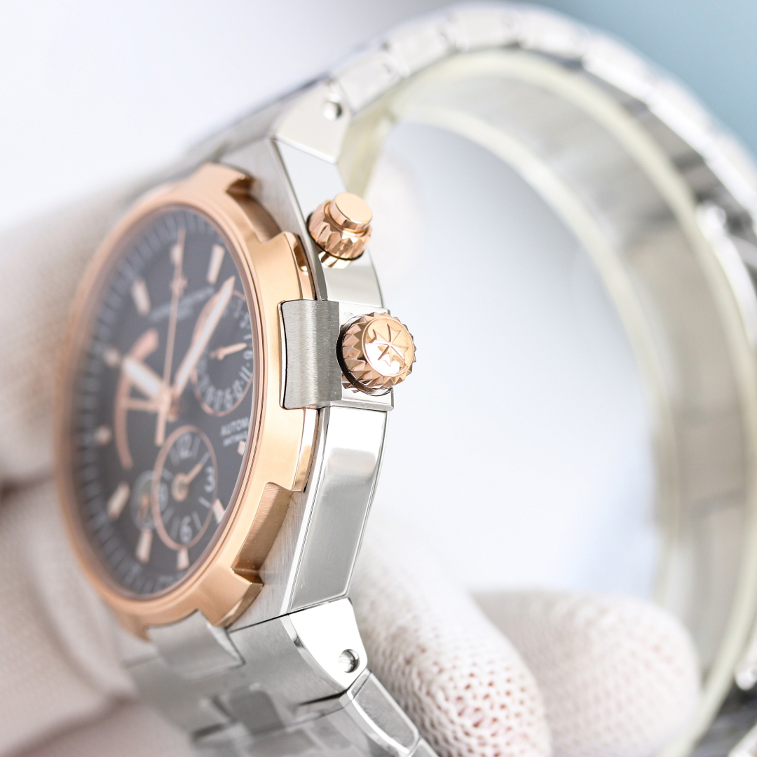 ヴァシュロン・コンスタンタン「Vacheron Constantin」オーヴァーシーズ デュアルタイム メンズウォッチ42MM