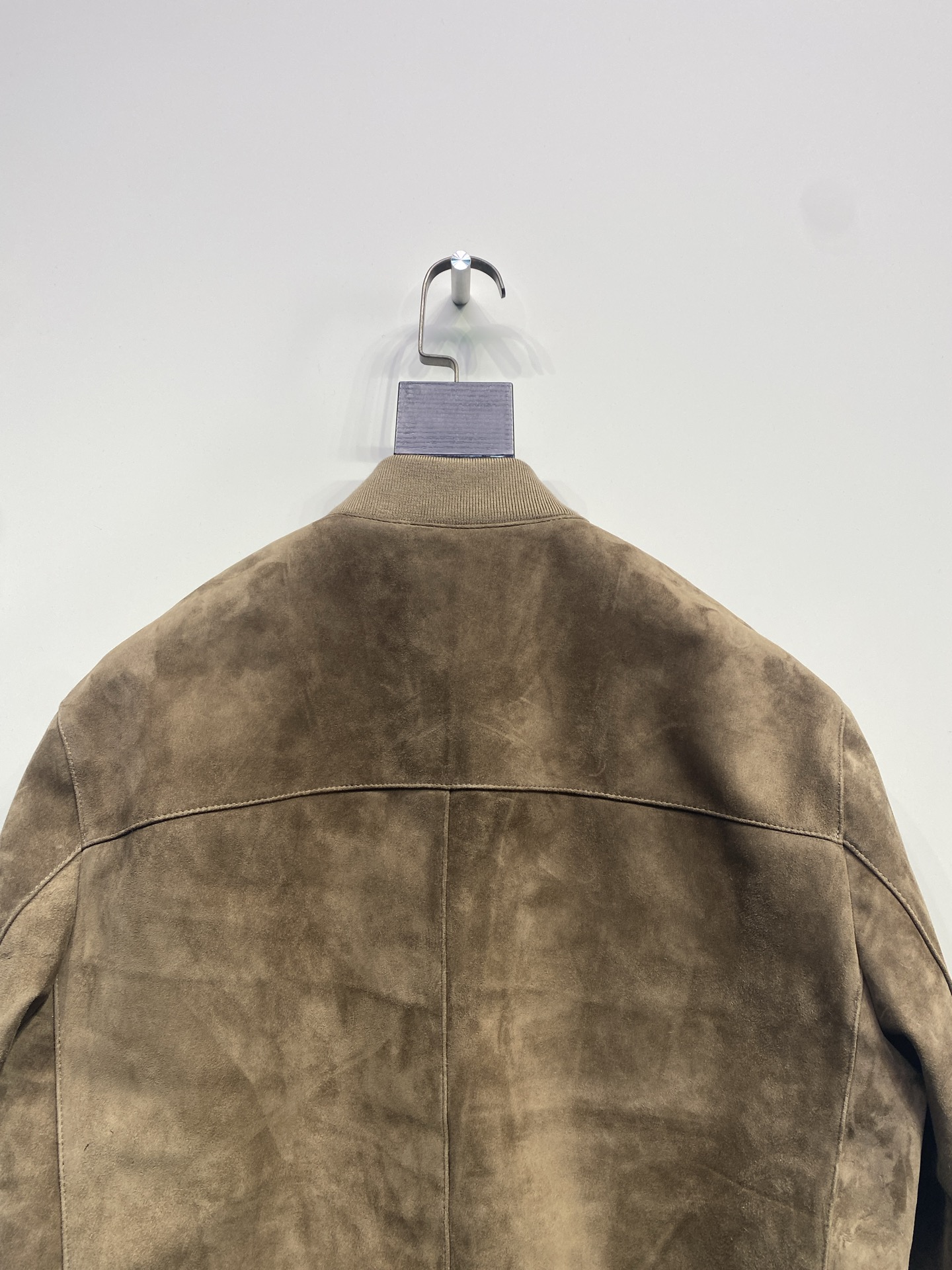 エルメス「Hermès」スウェード ライダースジャケット