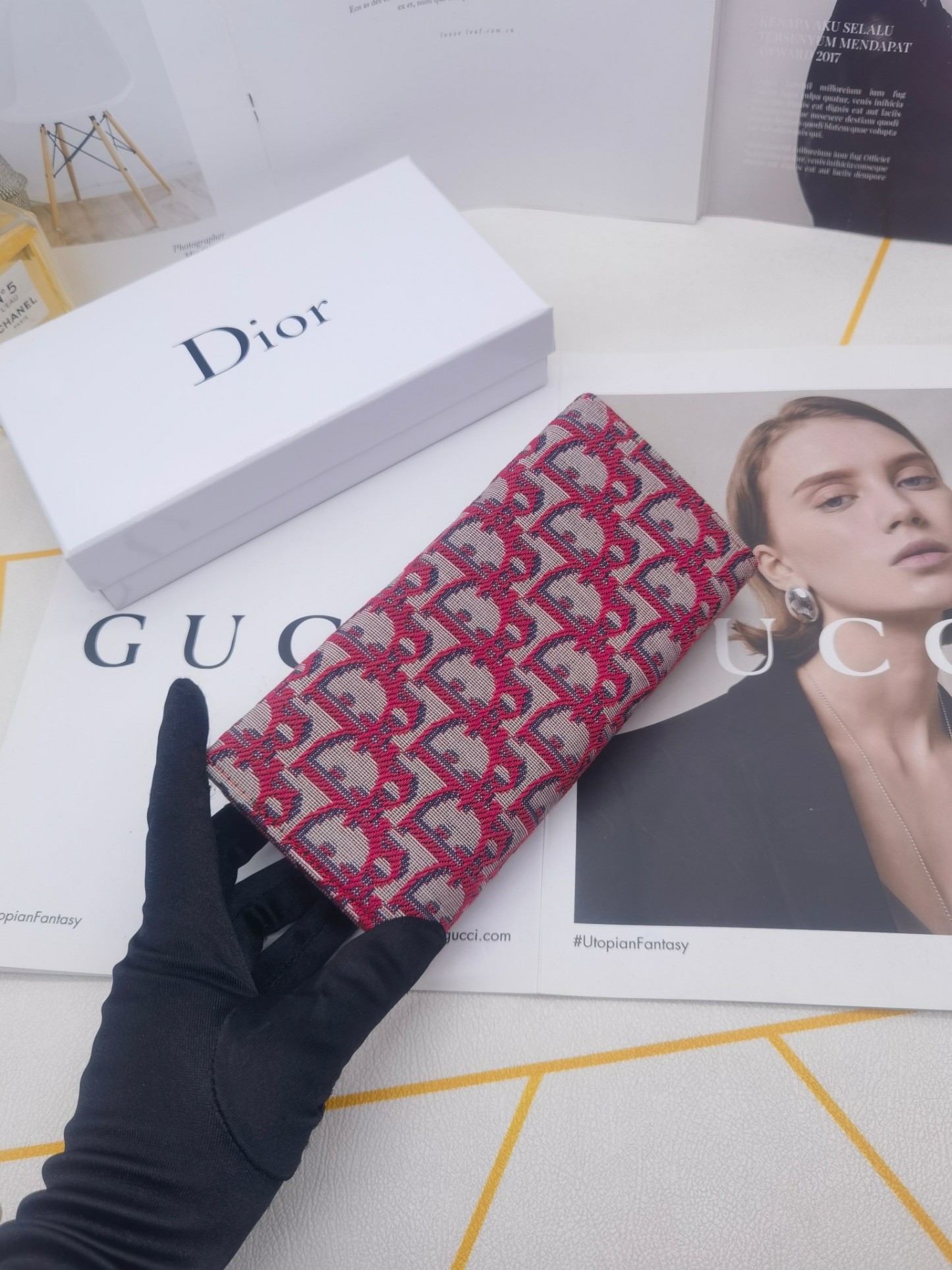 ディオール「Dior」Montaigne ロングウォレット-ISETAN PRESTIGE CURATED
